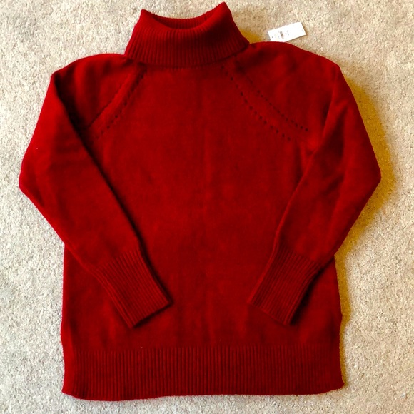 GAP Sweaters Nwt Gap Red Sweater Poshmark